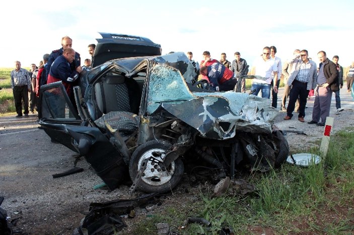Konya'da zincirleme trafik kazası: 1 ölü 4 yaralı