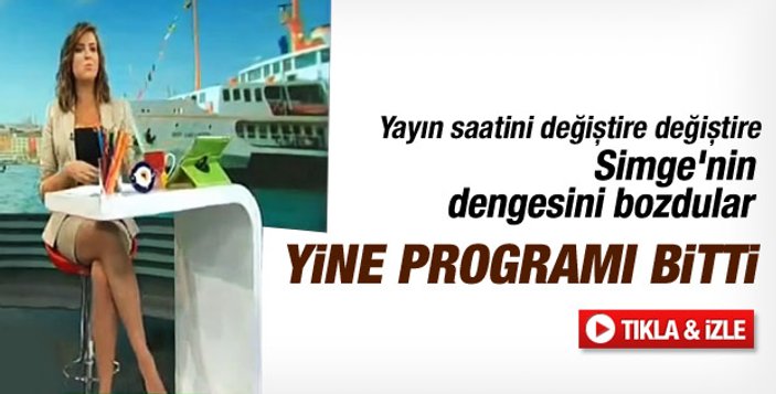 Simge Fıstıkoğlu'nun yeni programı İZLE