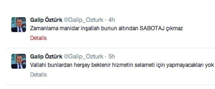 Galip Öztürk'ten tepki toplayan Soma tweetleri