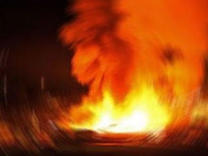 Tokat'ta LPG'li minibüste patlama