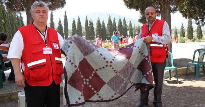 Soma'da cenazeye sarılan battaniye Ankara'da sergilenecek