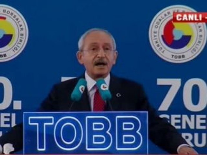 Kemal Kılıçdaroğlu'nun TOBB konuşması İZLE