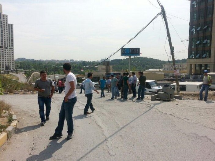 Maslak 1453 şantiyesinde bir işçi hayatını kaybetti