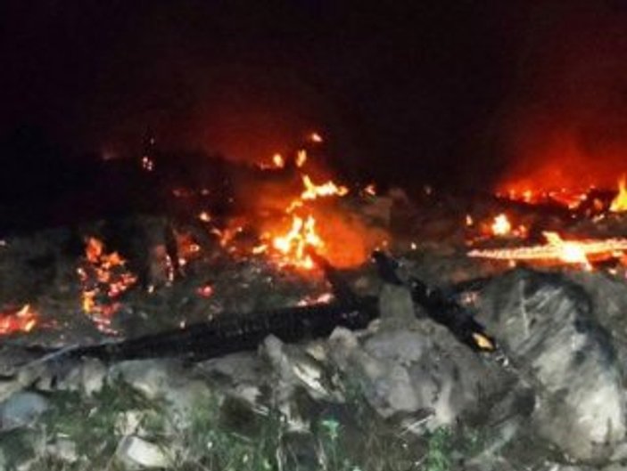 Sinop'ta bir köyde çıkan yangında 31 ev yok oldu