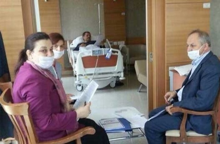 Faruk Çelik'in hastaneden ilk görüntüsü