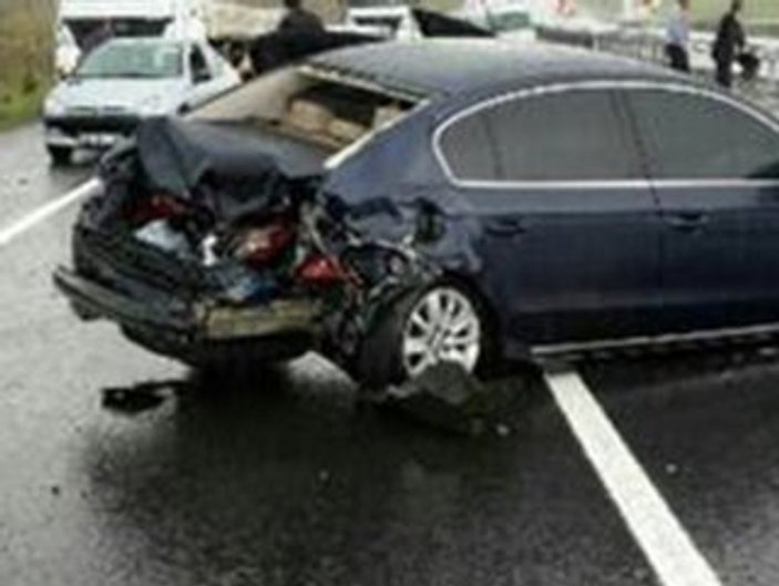 Necdet Ünüvar trafik kazası geçirdi