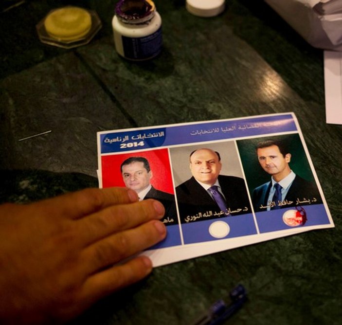 Suriye'de halk devlet başkanını seçiyor