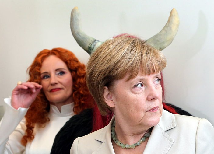 Merkel'in tiyatro hatırası