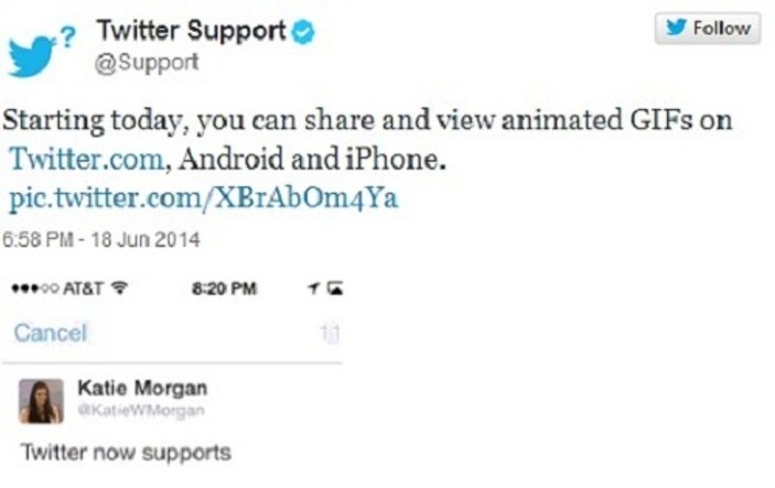 Twitter'a şimdi de GİF özelliği geliyor