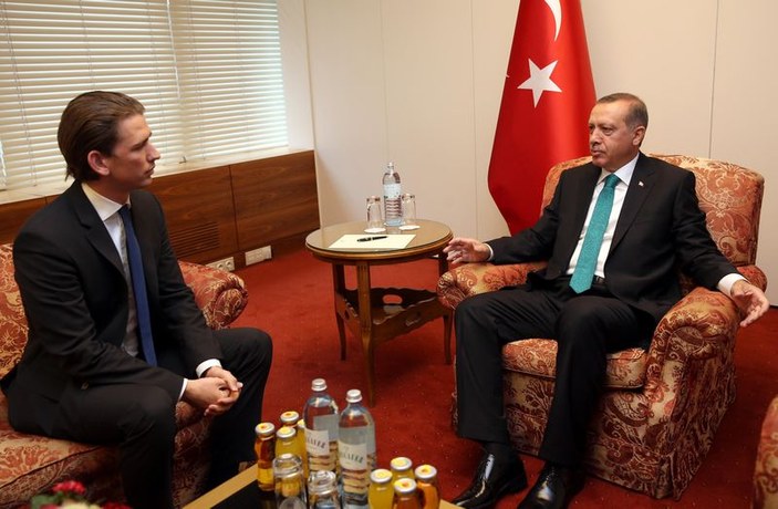 Başbakan Erdoğan Sebastian Kurz'u kabul etti