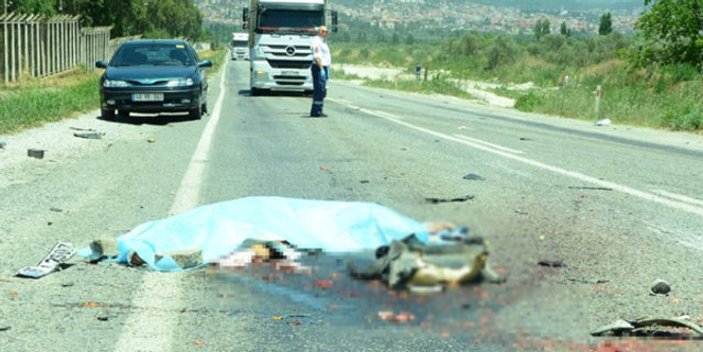 Muğla'da bir kamyon motosiklete çarptı: 1 ölü
