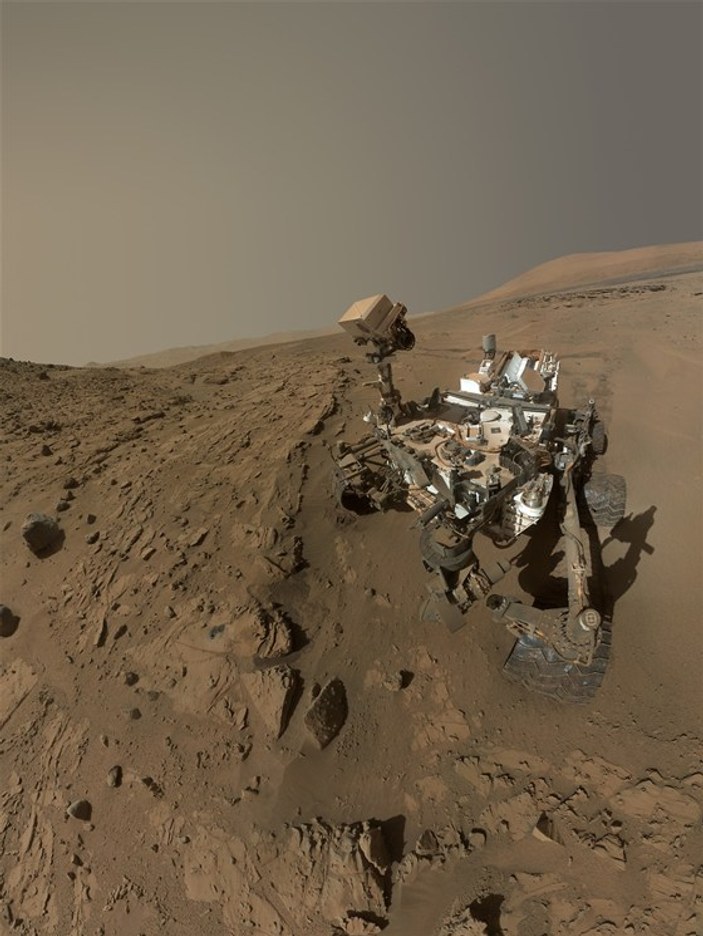 Mars'a gönderilen keşif aracı selfie çekti