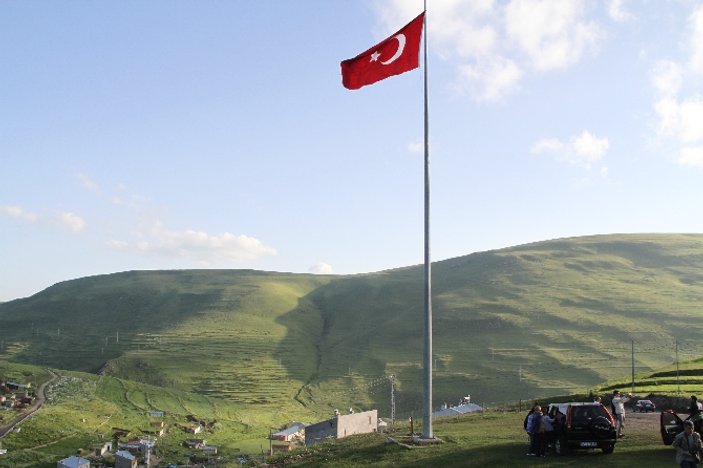Ardahan'da Atatürk Silueti belirdi
