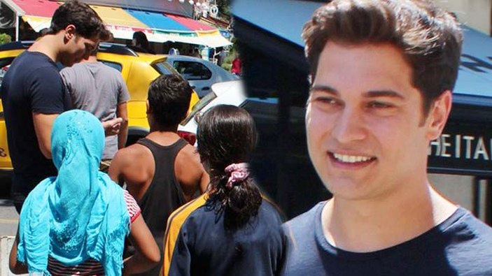 Çağatay Ulusoy'un yolunu sokak çocukları kesti