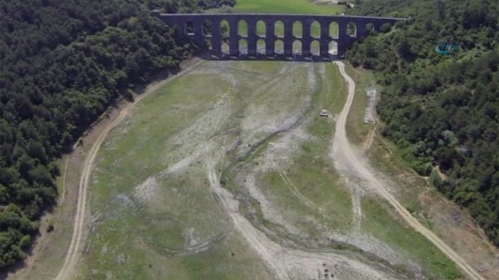 Alibeyköy Barajı'nın son durumu kötü