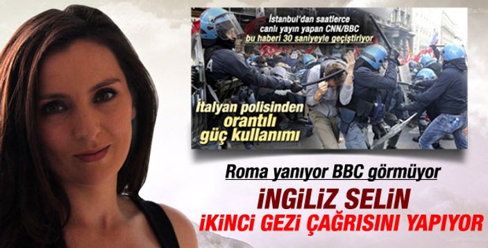 BBC muhabiri Selin Girit İsrail'e suskun