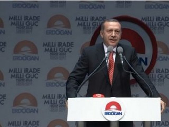 Başbakan Erdoğan'ın Tekirdağ mitingi