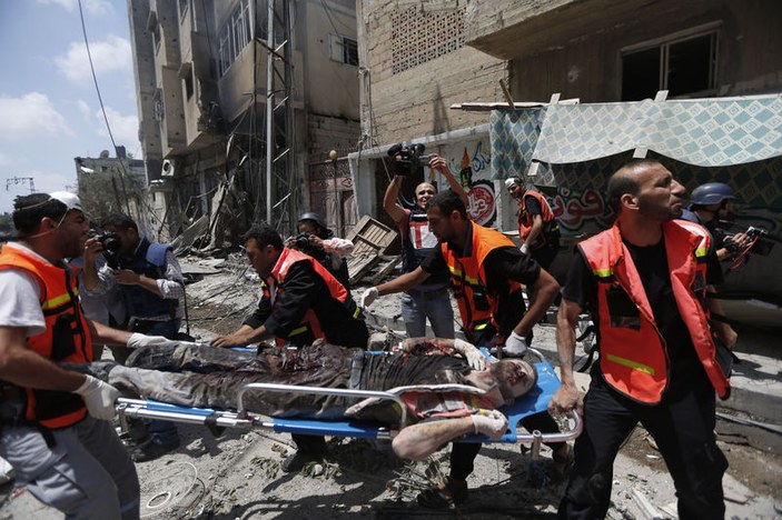 Gazze'ye yapılan saldırılarda ölü sayısı yükseliyor