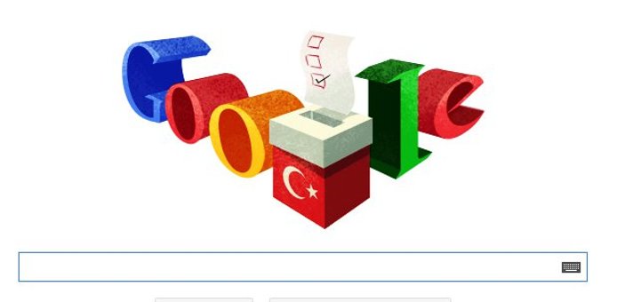 Google'dan cumhurbaşkanlığı seçimine özel doodle