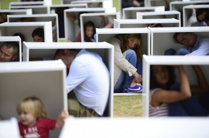 Londra'dan anlamlı Gazze protestosu