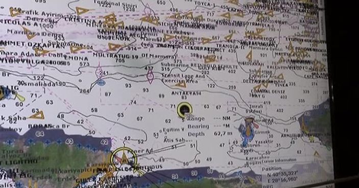 İmralı adası açıklarında can yeleği tespit edildi