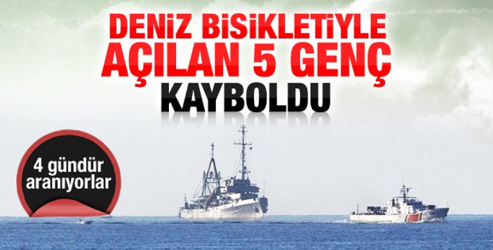Marmara'da kaybolan 5 genç denizin altında aranıyor