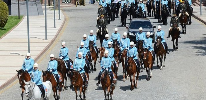 Erdoğan atlı birliklerle karşılanacak