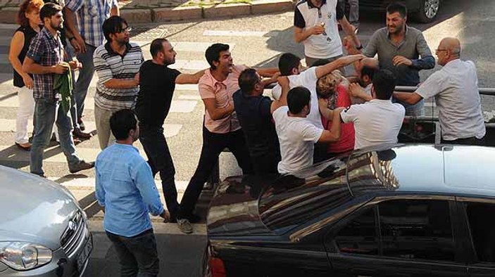 Kayseri'de 7 kişi yumruklarla birbirine girdi