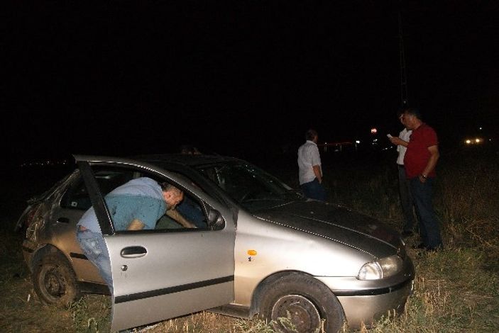 Amasya'da cenaze yolunda trafik kazası