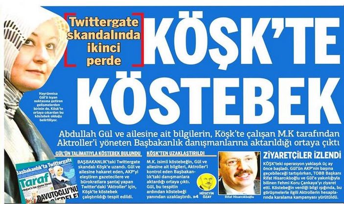 Taraf'ın Köşk'te köstebek haberine yalanlama