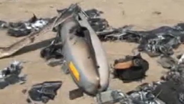 İran İsrail uçağını düşürdü İZLE