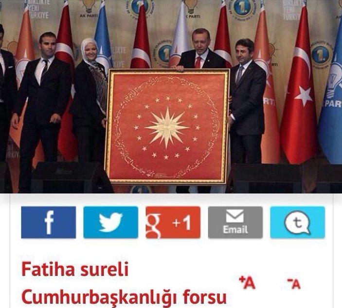 Hürriyet'in Fatiha sureli fors korkusu