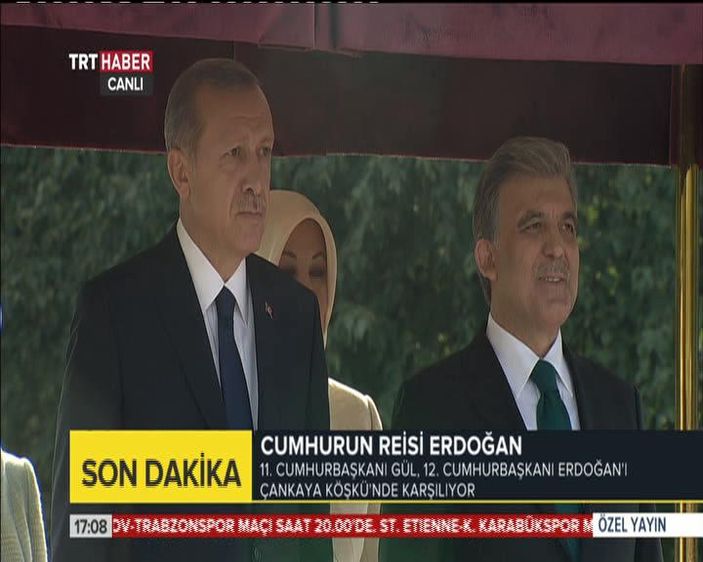 Erdoğan Çankaya Köşkü'nde İZLE