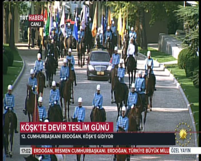 Erdoğan Çankaya Köşkü'nde İZLE