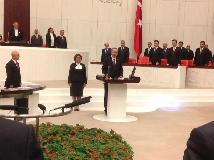 Erdoğan'ın cumhurbaşkanlığı yemini İZLE