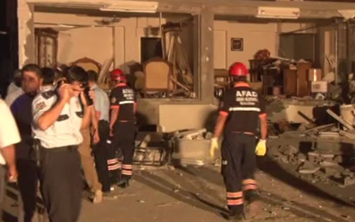 Erzurum'da patlama: 7 yaralı