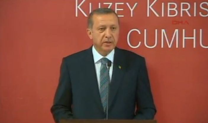 Erdoğan ile Eroğlu'nun ortak basın açıklaması