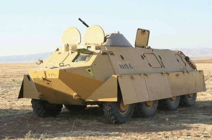 PKK kamyonetten bozma tank yaptı İZLE