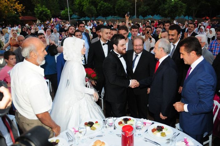 Kılıçdaroğlu Haydar Baş'ın oğlunun düğününe katıldı