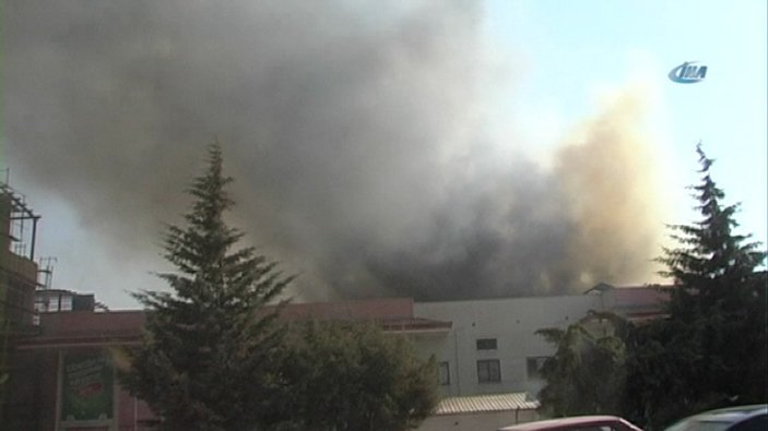 Kilis Devlet Hastanesi'nde yangın paniği