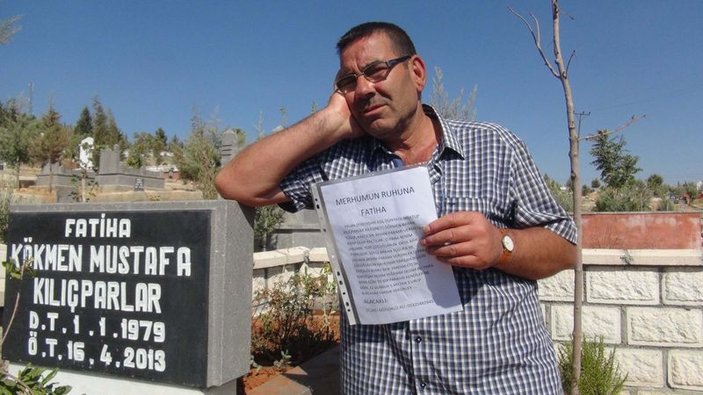 Gaziantep'te bir kişi ölüden borcunu istedi