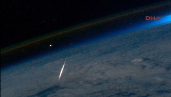 NASA düşen meteoru görüntüledi İZLE