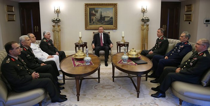 Genelkurmay'dan Cumhurbaşkanı Erdoğan'a ziyaret