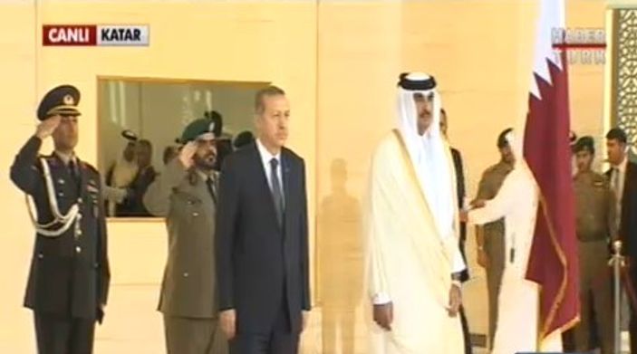 Erdoğan Katar'a gitti İZLE