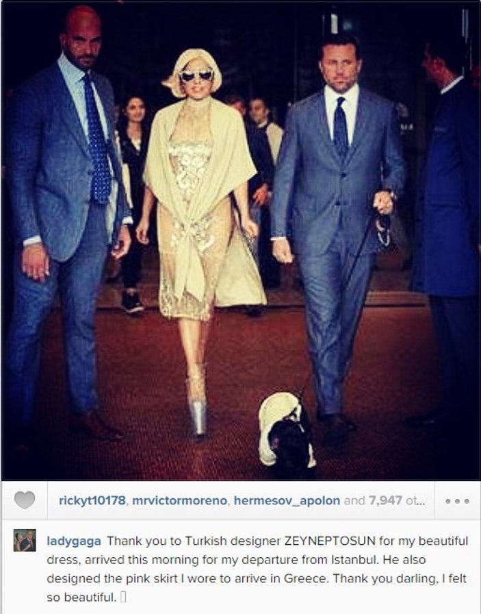 Lady Gaga İstanbul'dan ayrıldı