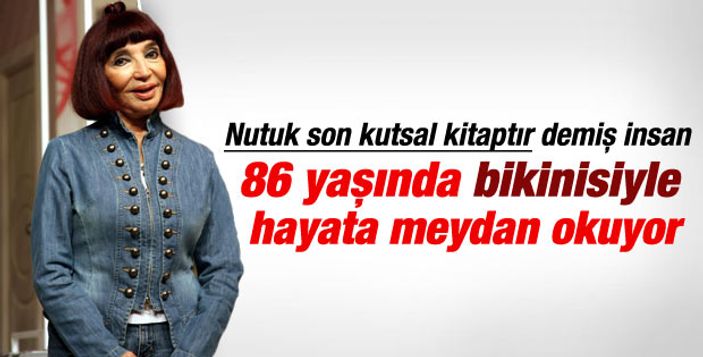 Füsun Önal bikinili fotoğrafını paylaştı