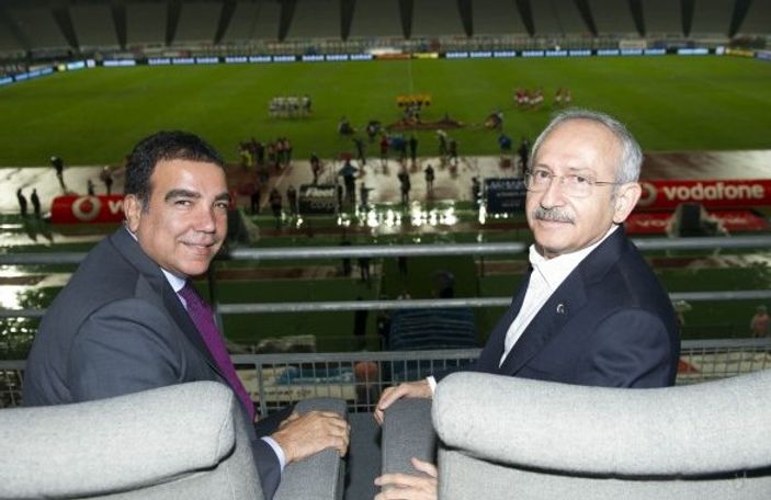 Kılıçdaroğlu Beşiktaş maçını protokolden izledi