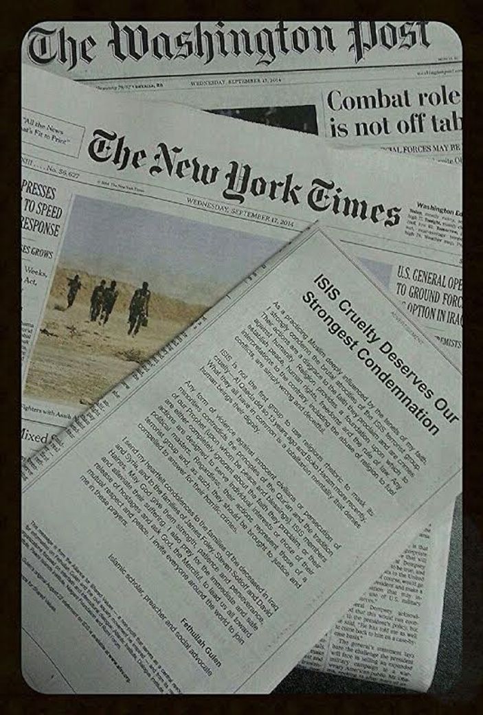 Fethullah Gülen IŞİD ilanlarına servet harcadı