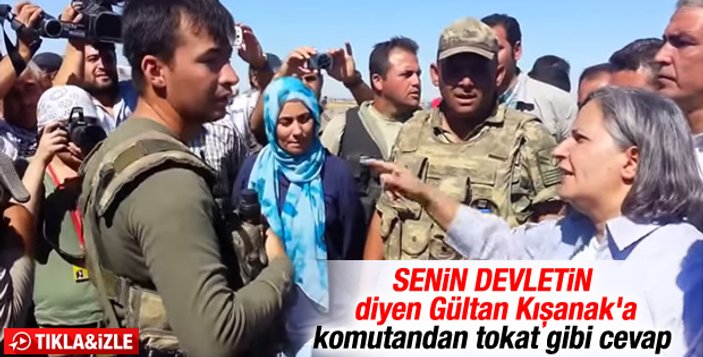 Suriyeli Kürt teyzenin elini öpen Türk askeri