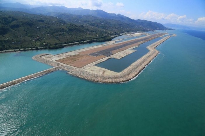 Ordu-Giresun Havalimanı'nda son durum görüntülendi